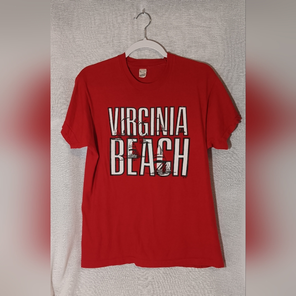 Vintage Virginia Beach T-shirt | Screen Stars | XL Unisex | Single Stitch